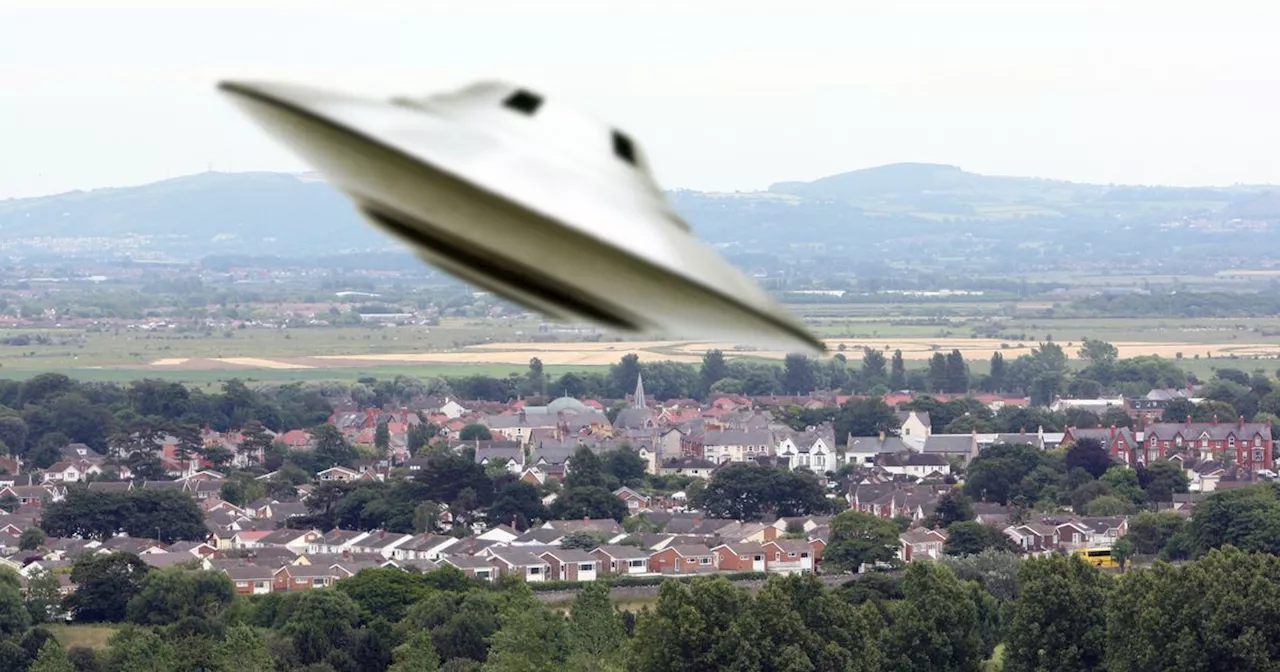 Map shows UFO sightings over Merseyside