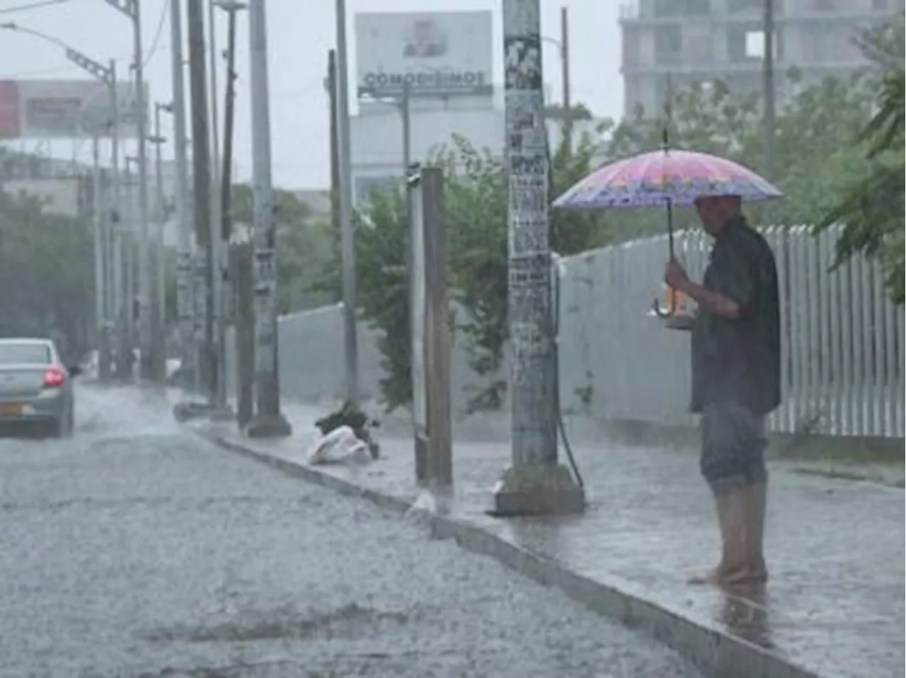 Se registran lluvias en Barranquilla y municipios del Atlántico