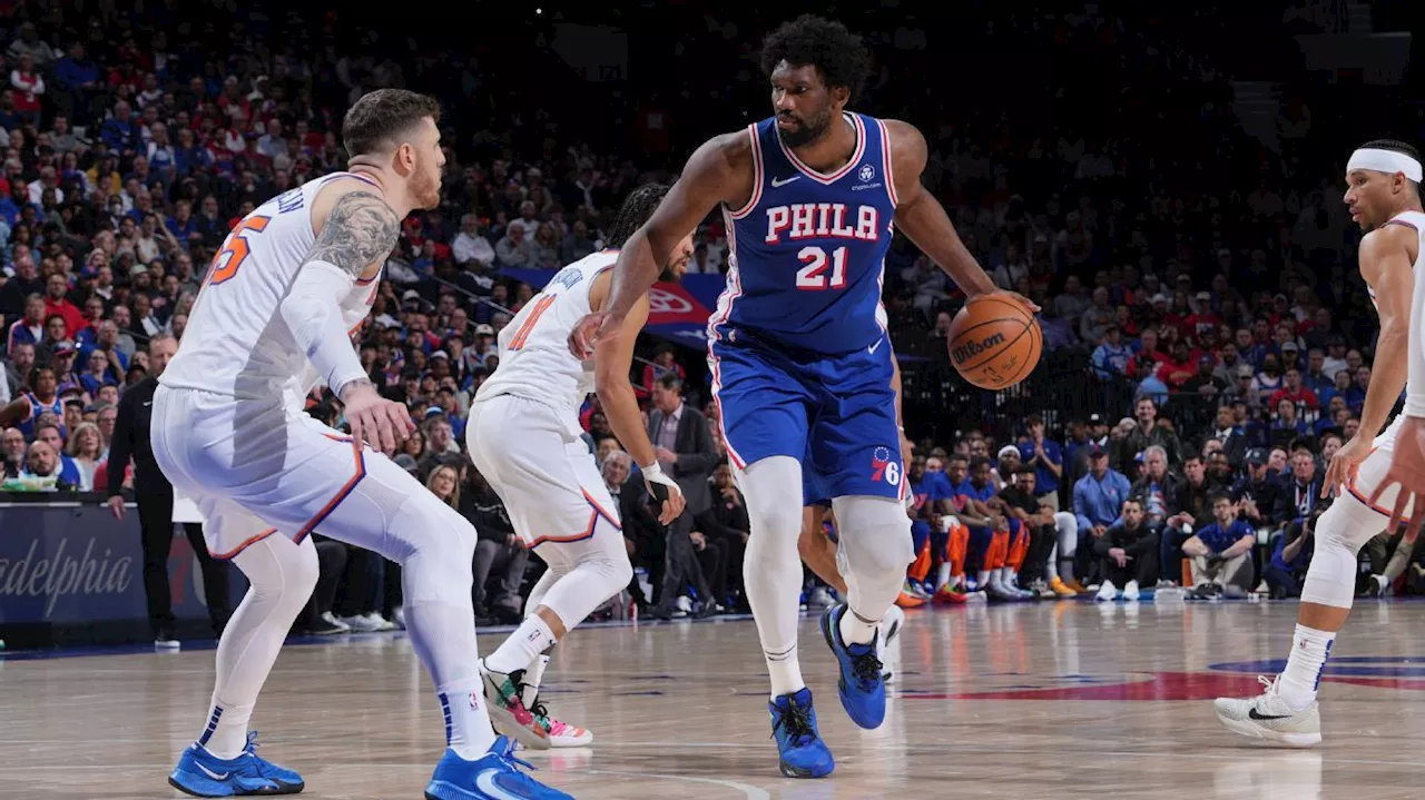 Joel Embiid scores 50 to get 76ers first win of series vs. Knicks