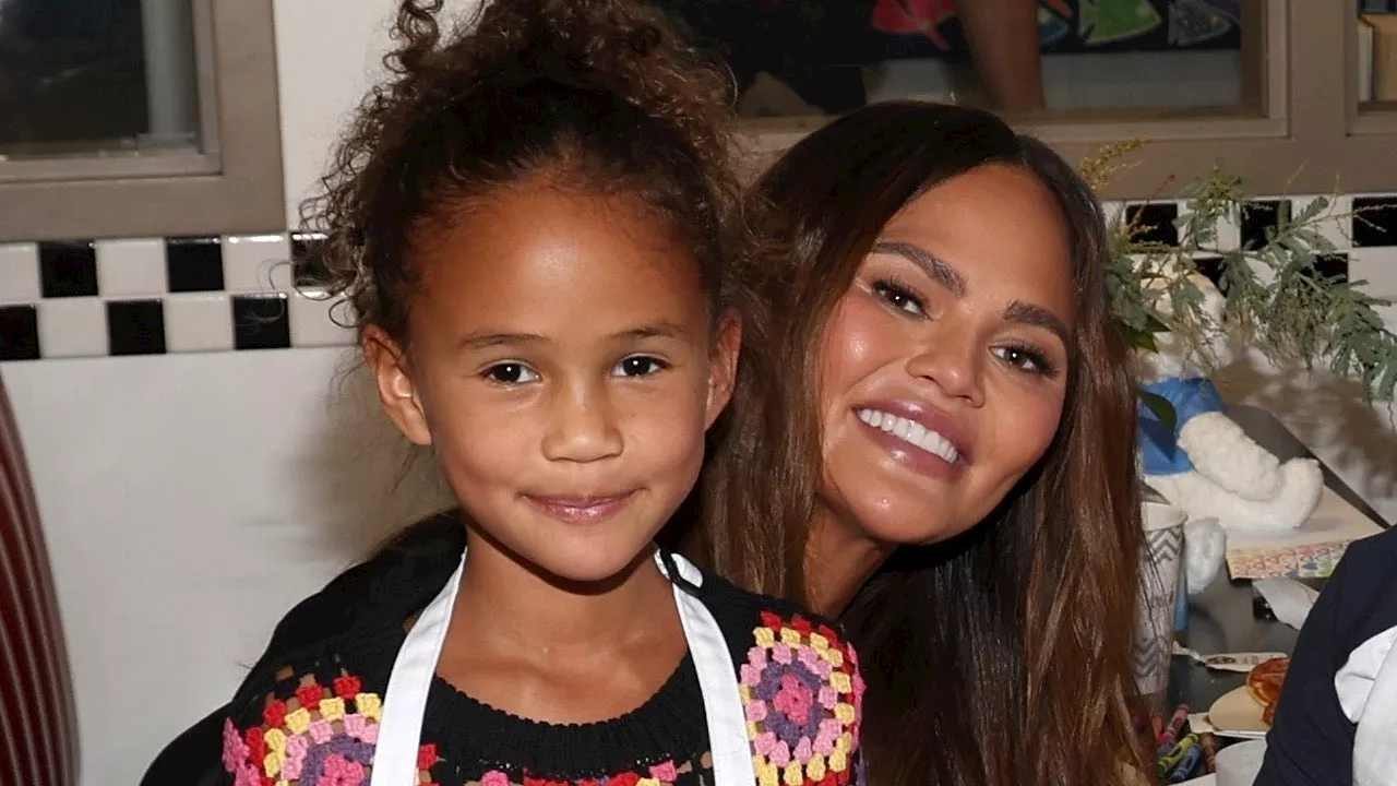 Chrissy Teigen's Daughter and Her Girl Scout Troop Visit Her Dad at Assisted Living Community