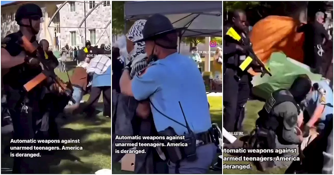 Proteste pro-Palestina nelle università Usa, polizia usa taser e lacrimogeni per sgomberare una tendopoli…