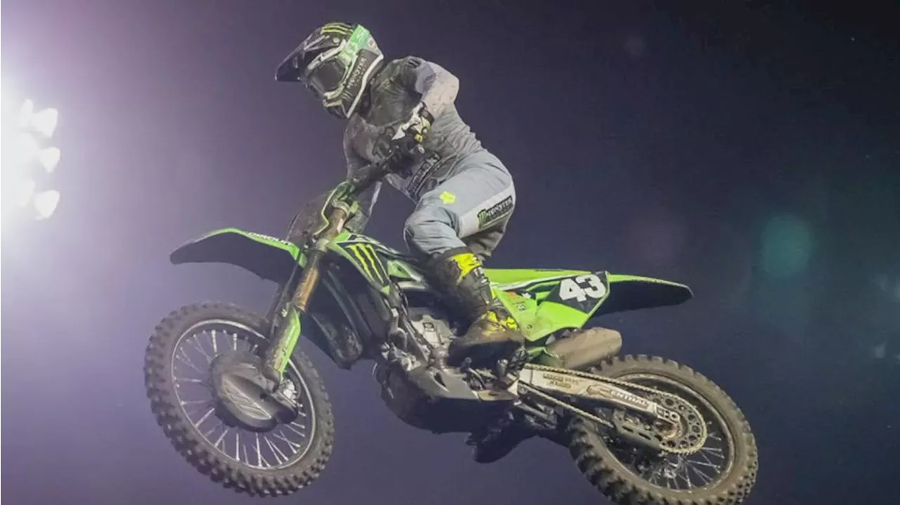 Lancaster County native races in worldwide supercross competition