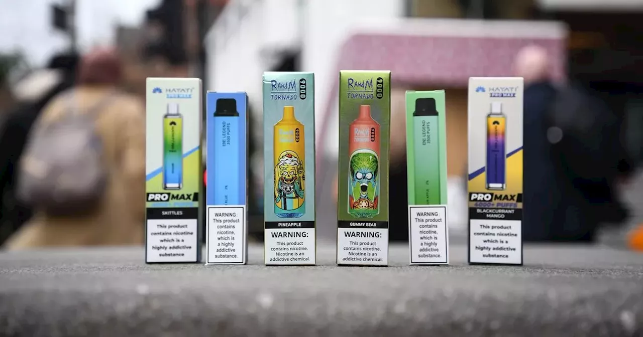 Glasgow named illegal vape capital of Scotland as over 16,000 seized since 2020