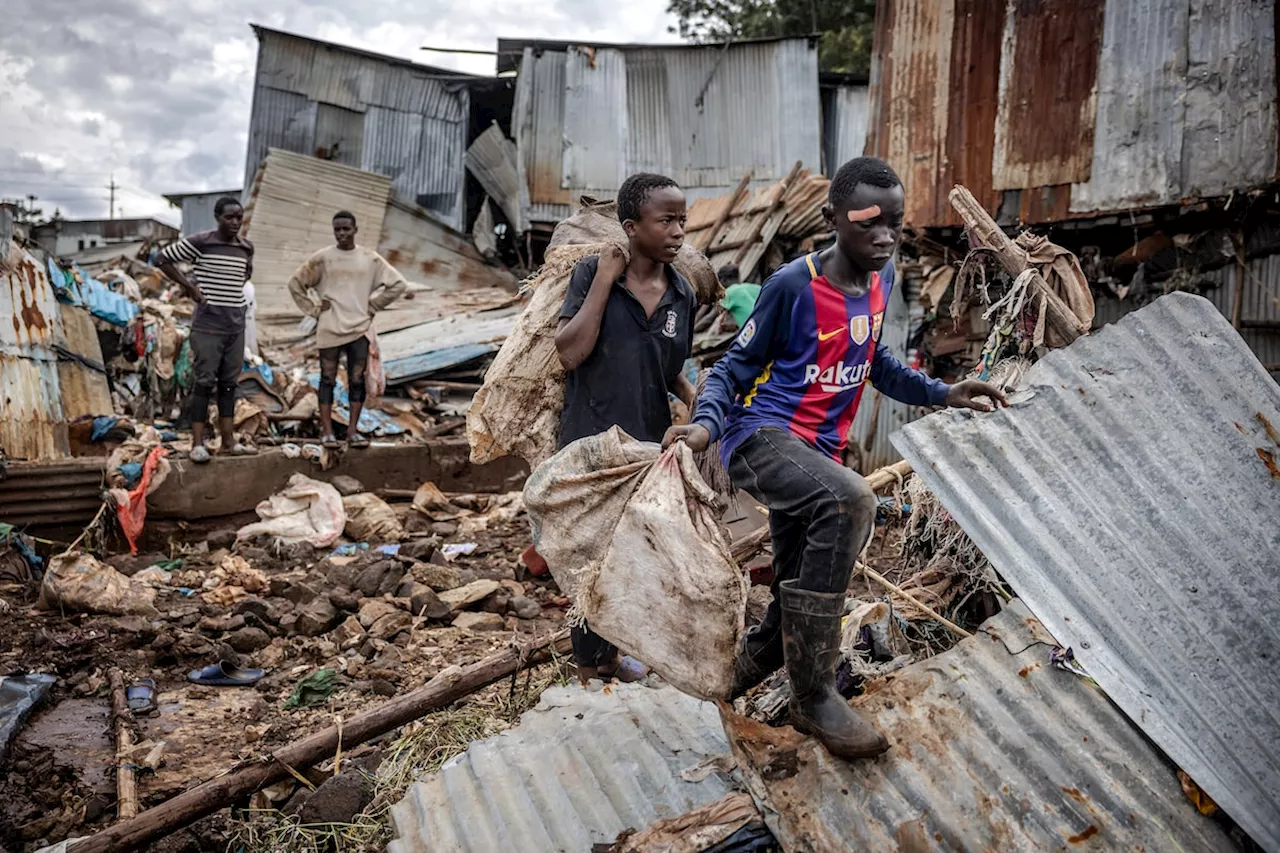 At least 70 people killed by flooding in Kenya as more rain is expected through the weekend