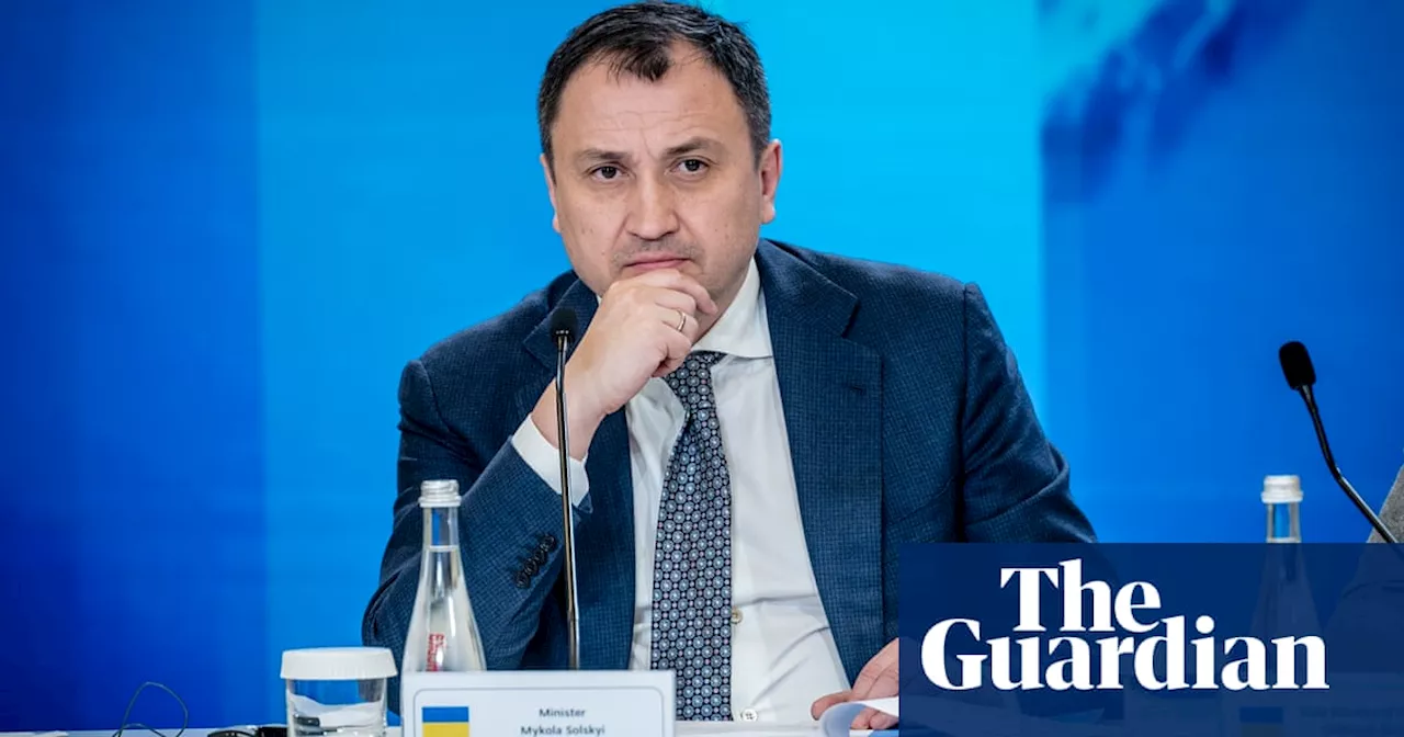 Ukraine’s agriculture minister detained in multimillion dollar corruption probe