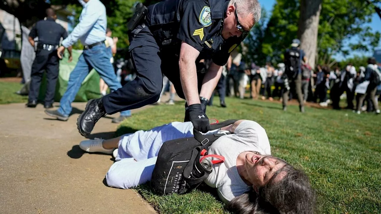 Aparat Kian Brutal Hadapi Gelombang Demo Pro-Palestina di Kampus-kampus di AS