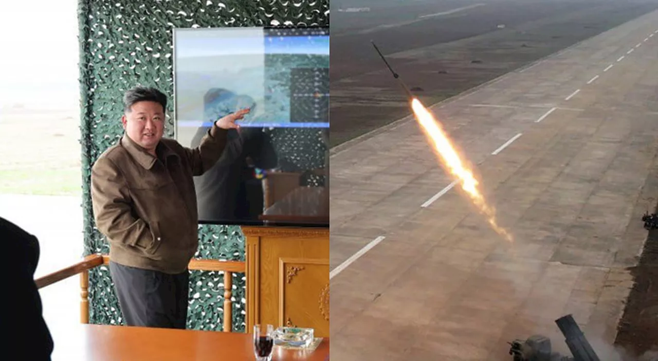 Corea del Nord, Kim Jong-un supervisiona i test di nuovi lanciarazzi multipli