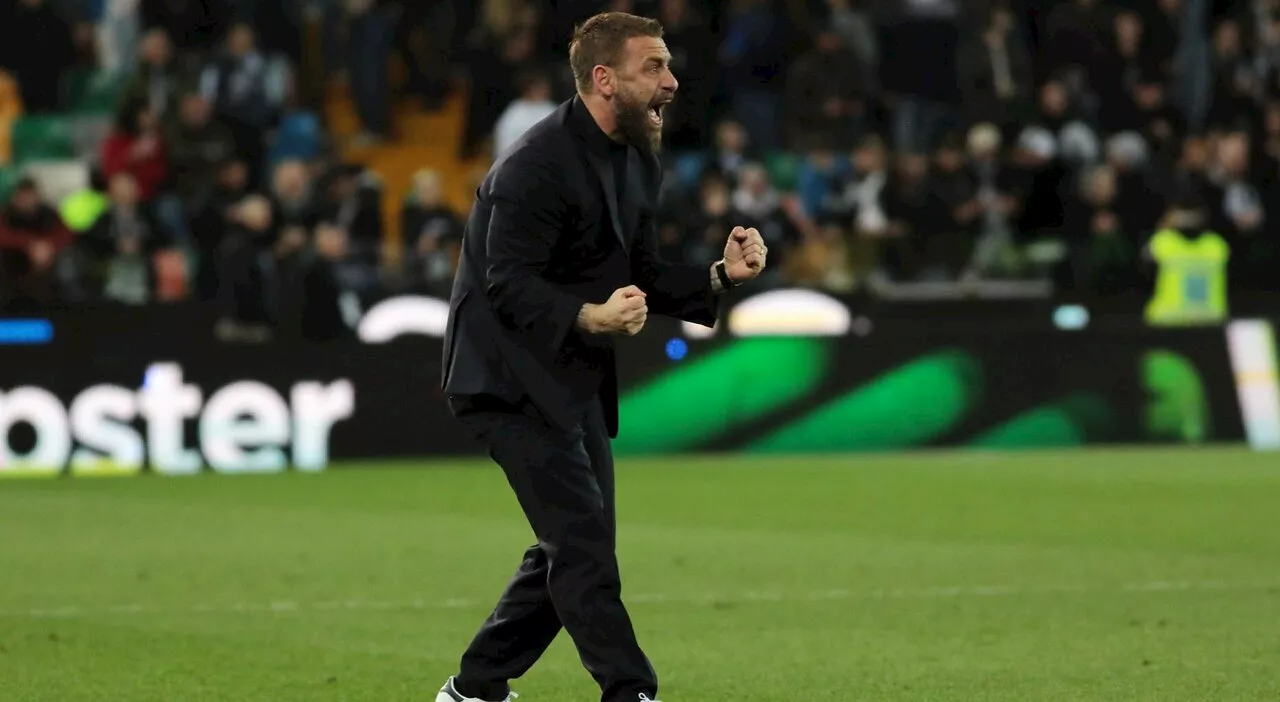 Udinese-Roma, De Rossi: «L'esultanza per la rabbia. Costretti a giocare con Napoli e Bayer riposando meno degl