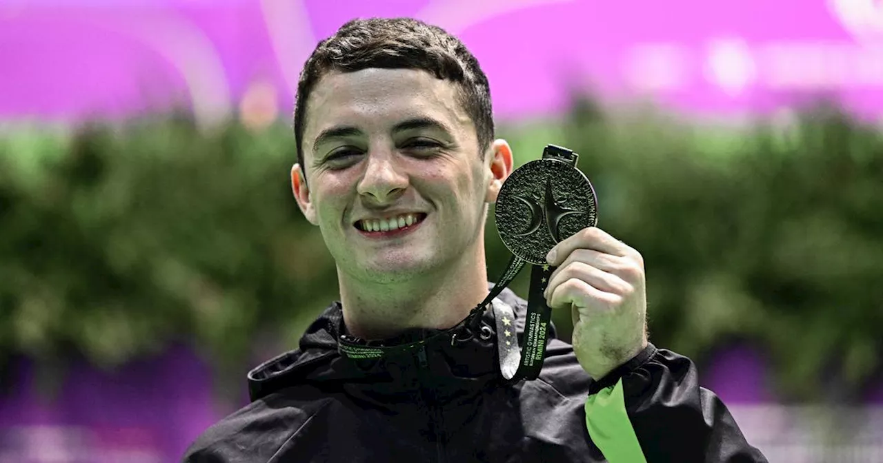 Rhys McClenaghan wins third European pommel horse gold