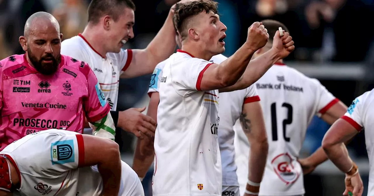 Ulster hold on for crucial bonus point win over Benetton