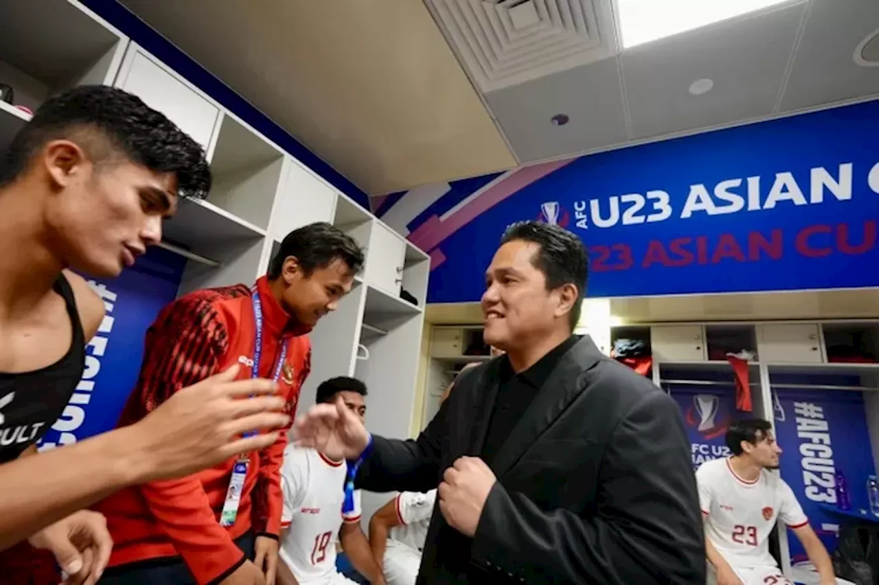 Terungkap Motivasi Erick Thohir Setelah Kemenangan Timnas Indonesia U-23 di Ruang Ganti Menuju Olimpiade 2024