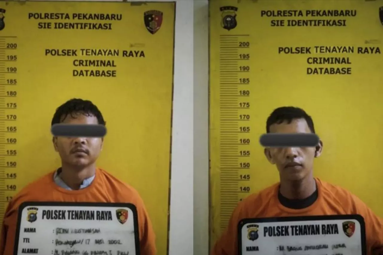 2 Penjambret yang Kerap Beraksi di Pekanbaru Ini Sudah Ditangkap