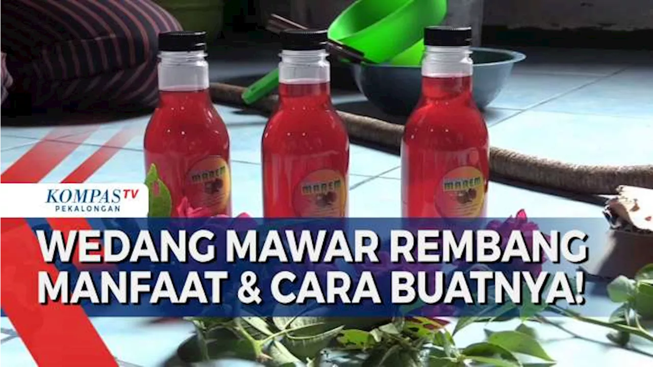 Wedang Mawar Rembang: Minuman Segar Berkhasiat untuk Daya Tahan Tubuh