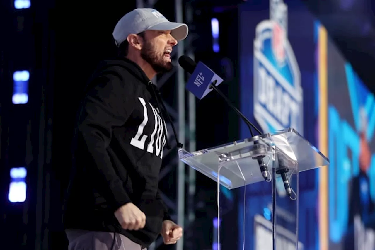 Eminem teases new album ‘The Death of Slim Shady’ during NFL Draft