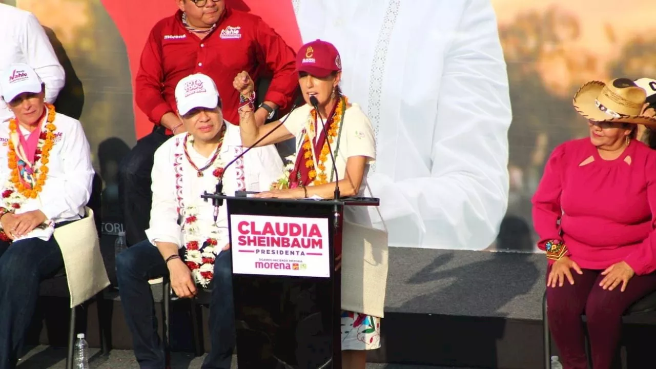 Esto dijo Claudia Sheinbaum en último día de gira en norte de Veracruz