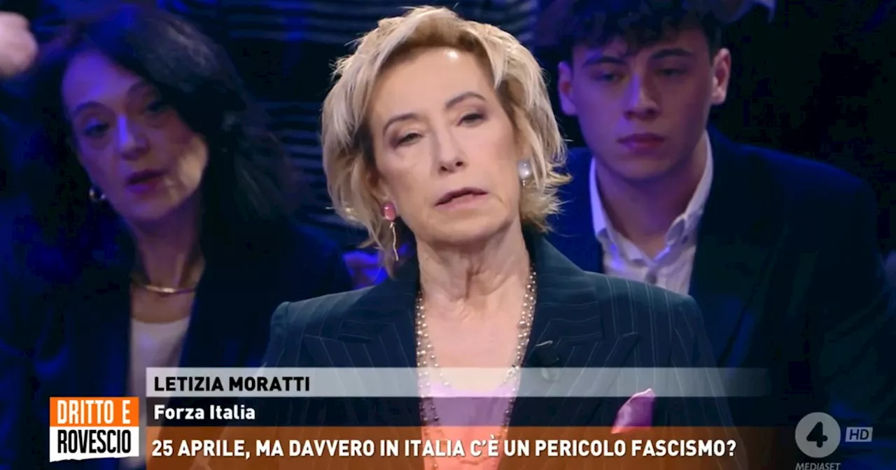 Dritto e rovescio, Letizia Moratti: &#034;Mi sarei aspettata una parola su mio papà&#034;