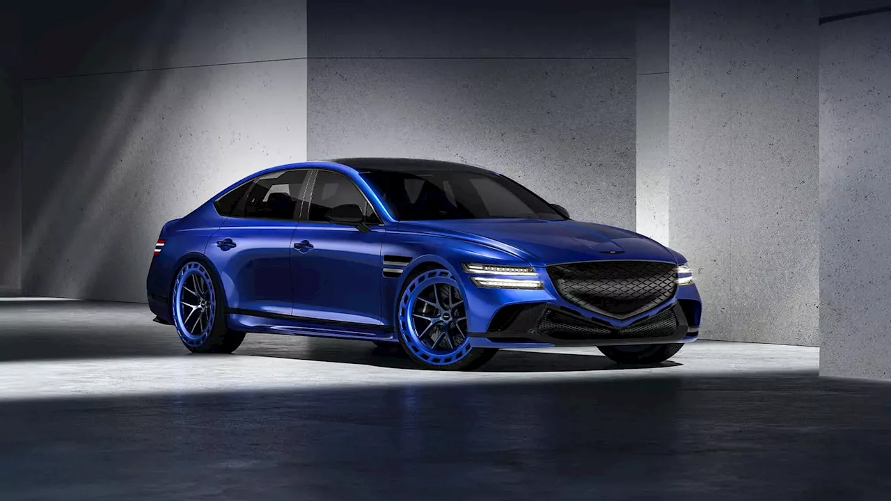 Genesis G80 Magma concept teases electric performance sedan