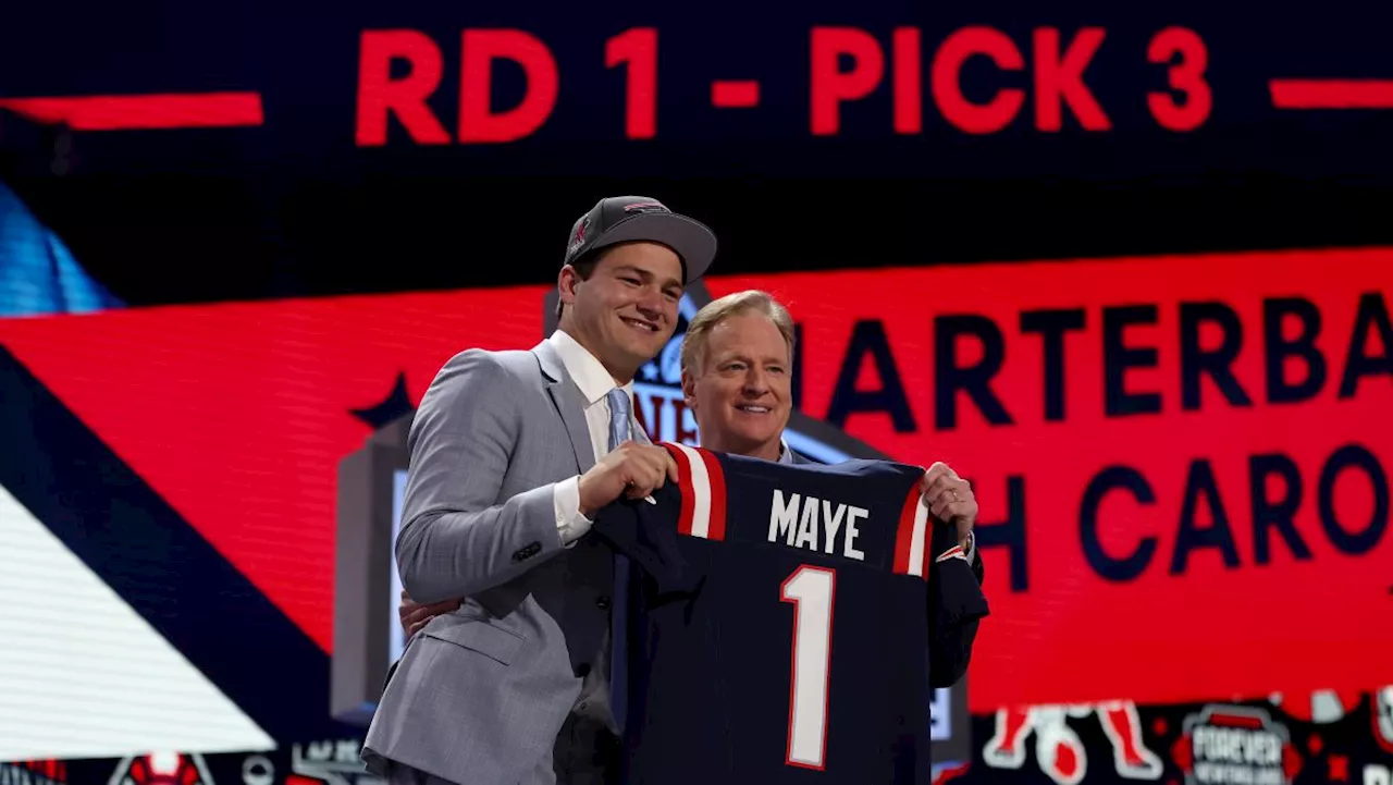 Patriots introduce QB Drake Maye, new face of the franchise