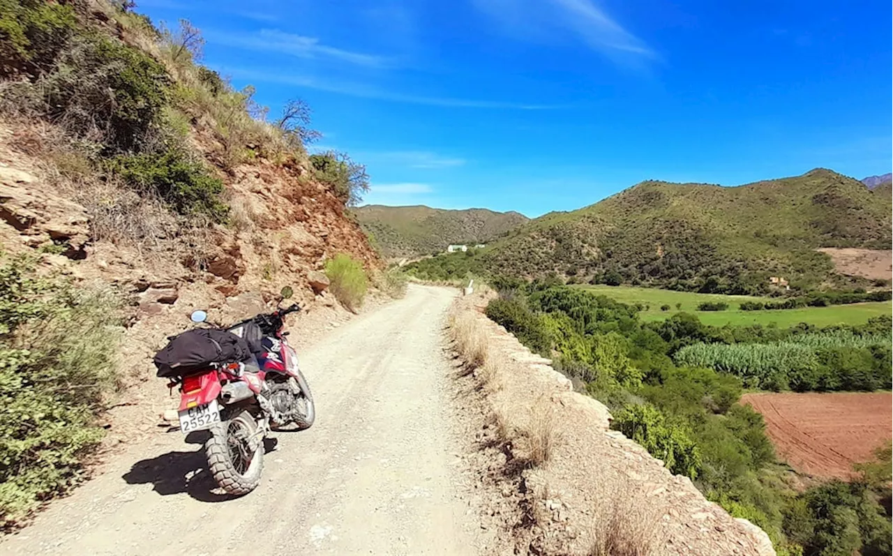 Back roads to Prince Albert on a Kawasaki KLR650