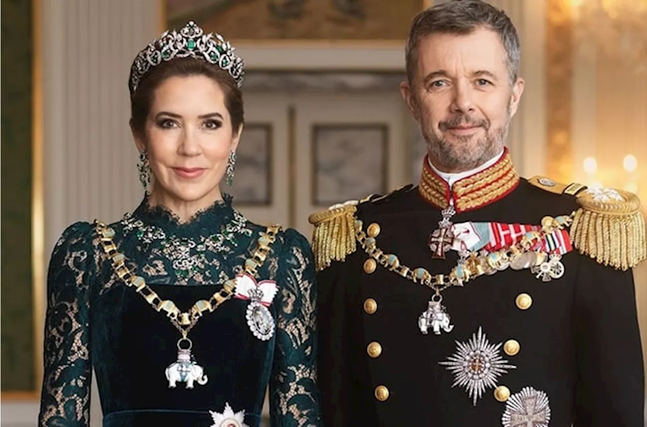 Emerald elegance: King Frederik and Queen Mary stun in new portraits adorned with historic jewels