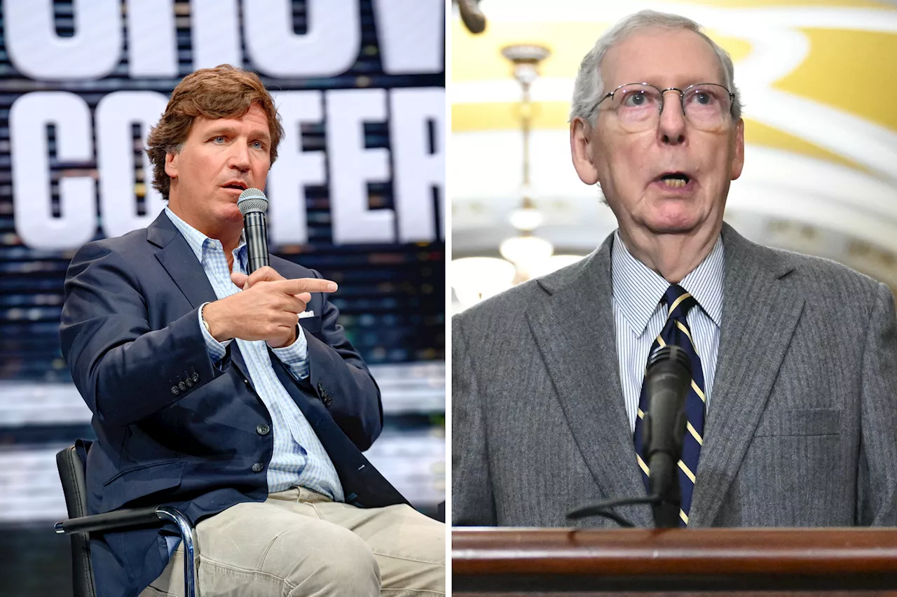 Tucker Carlson to Blame for 'Demonization of Ukraine': Mitch McConnell