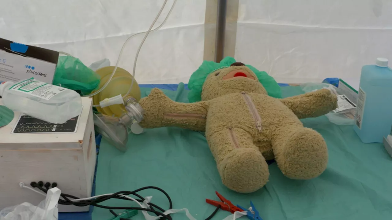 300 Kinder besuchten Teddybärkrankenhaus in Schwechat