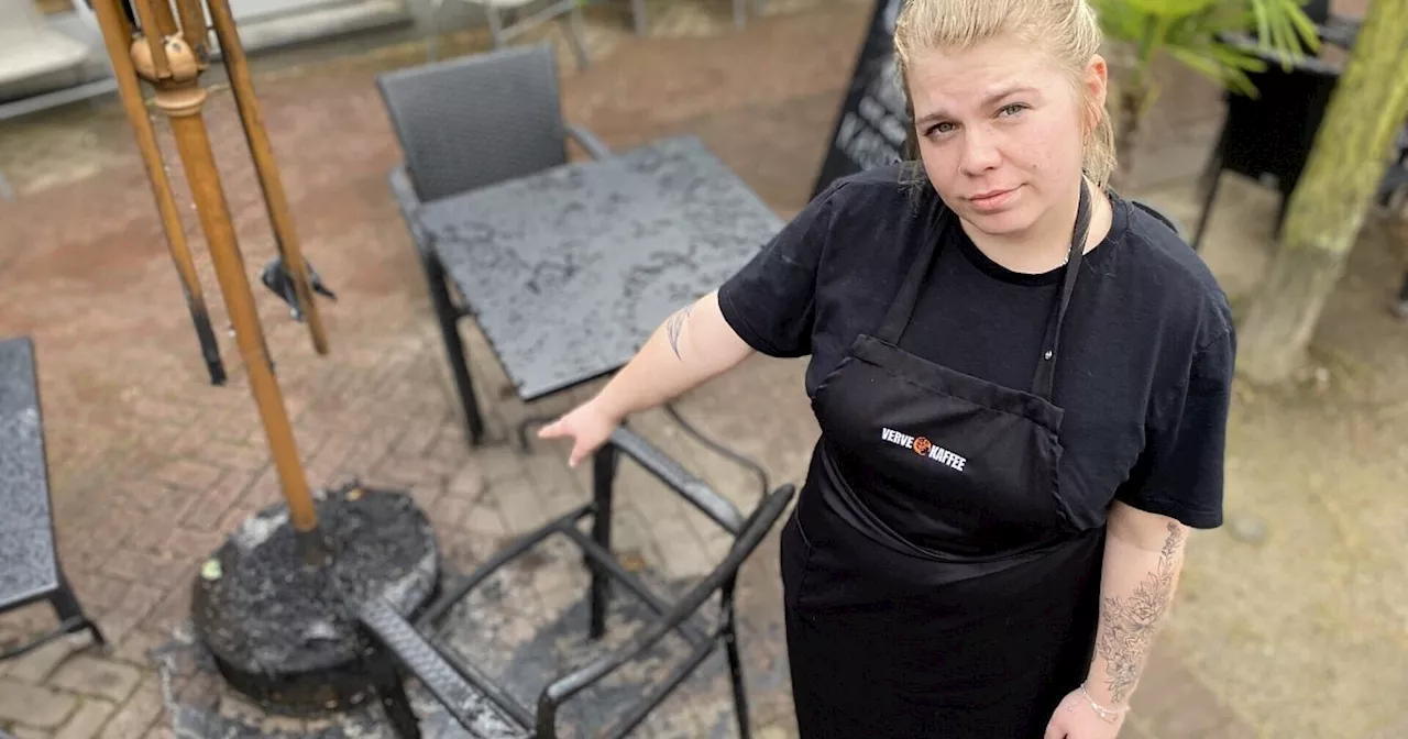 Verwüstung in der Gütersloher City: Café und beliebtes Fotomotiv werden beschädigt