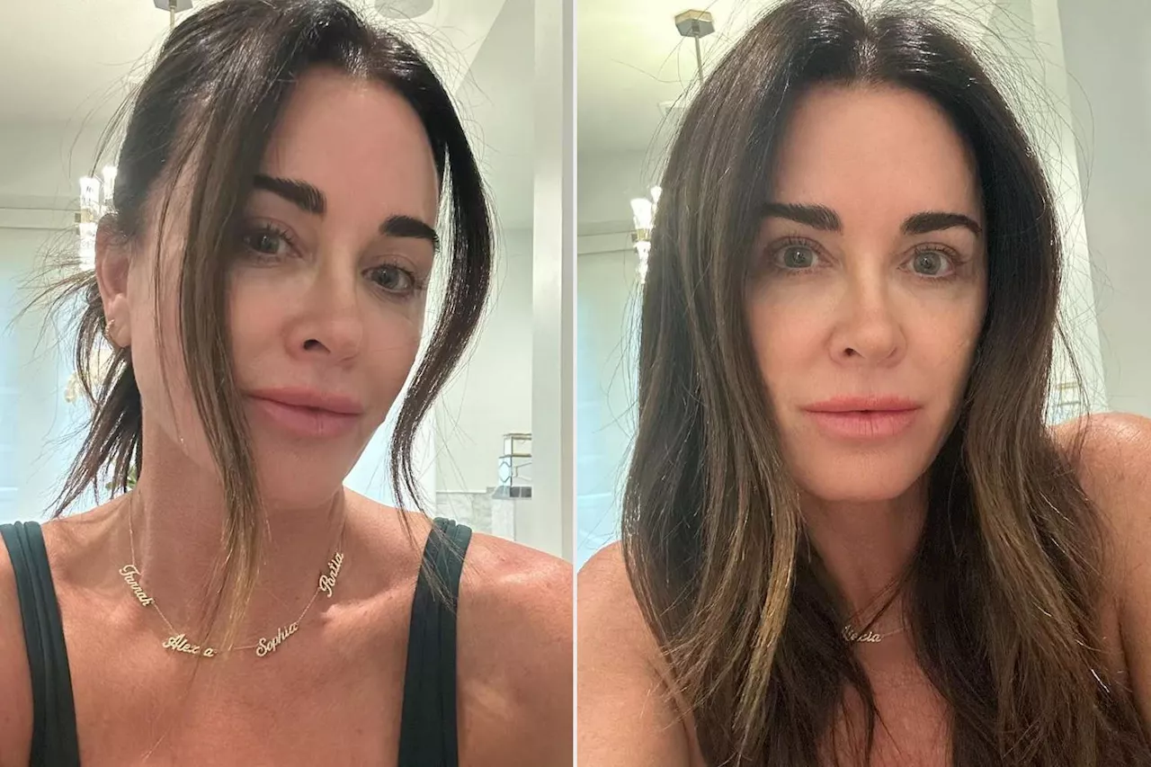 Kyle Richards Posts Makeup-Free Selfies After Microblading Brows and Getting Lip Blushing