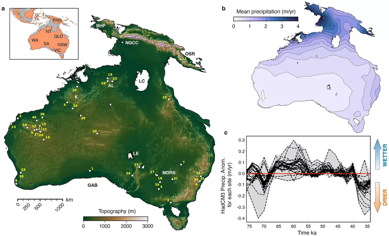 Researchers reconstruct landscapes that greeted the first humans in Australia around 65,000 years ago