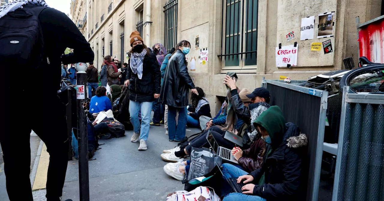 Students block Paris' Sciences Po university over Gaza war