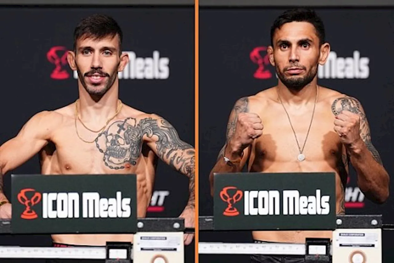 UFC on ESPN 55 Weigh-in Results: 2 Fighters Heavy