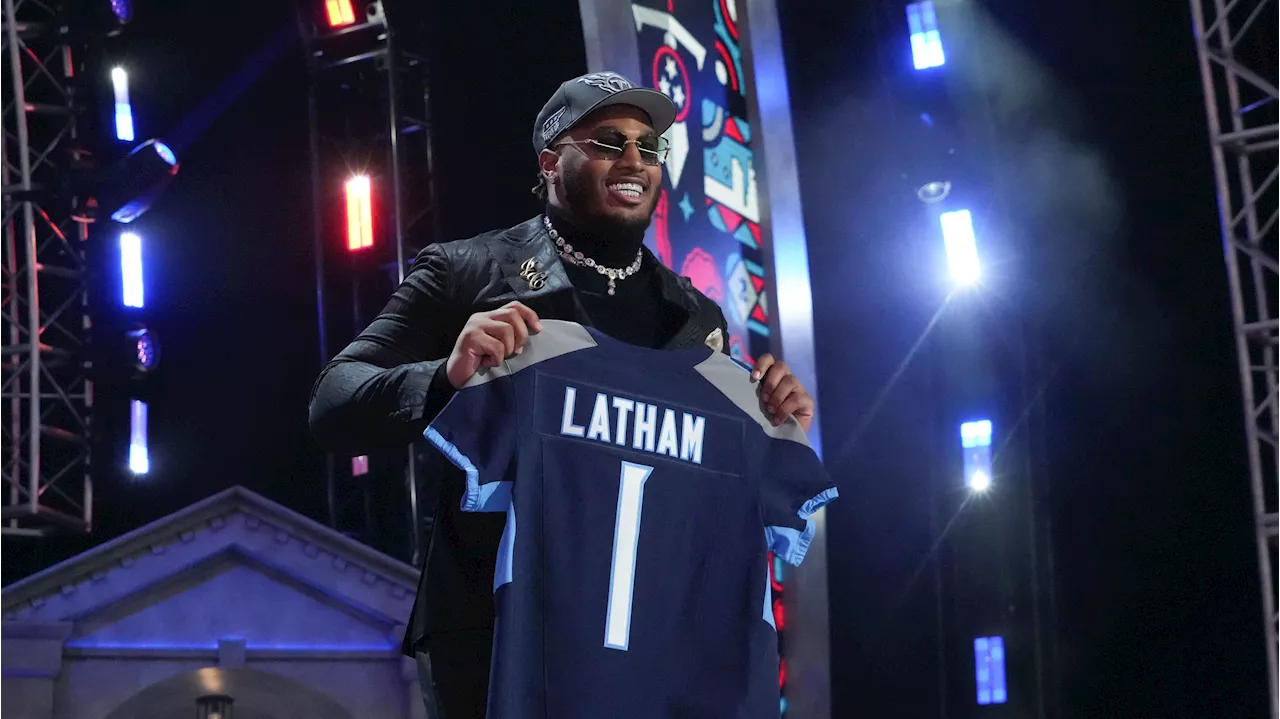 JC Latham at Left Tackle Adds a Big Piece to Makeover of Titans Offensive Line