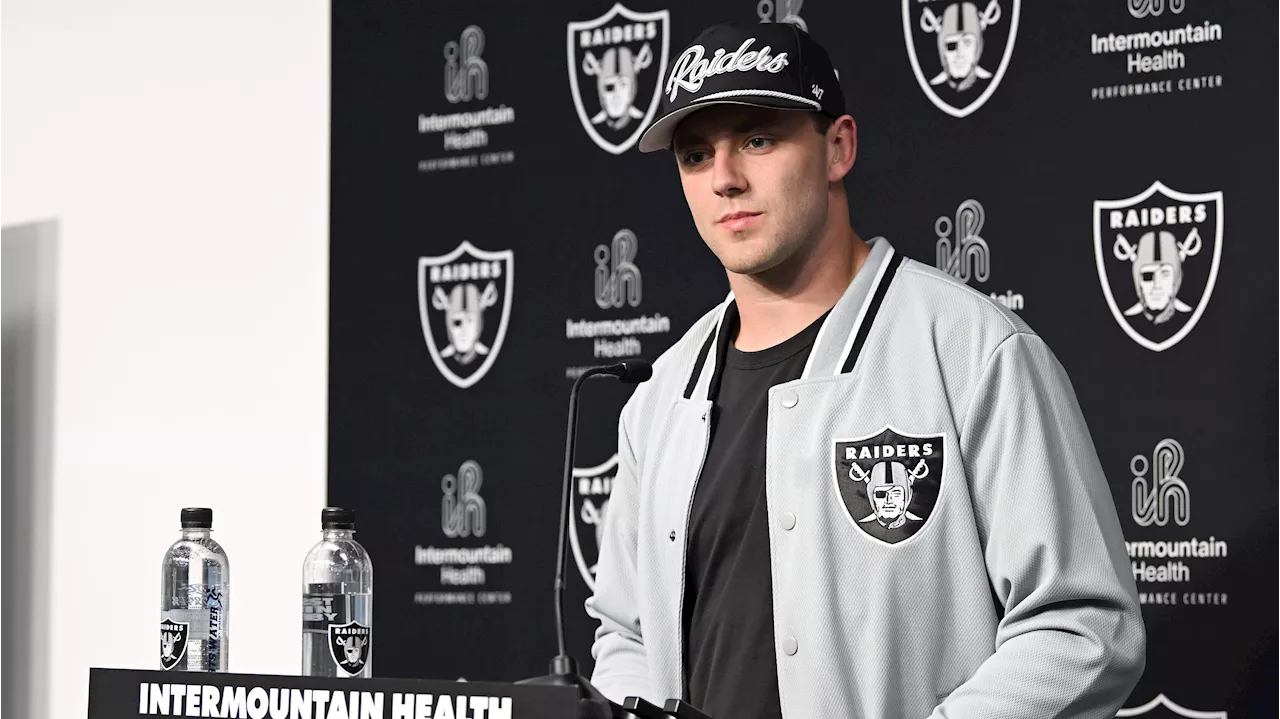 Las Vegas Raiders New TE Brock Bowers Formal Introductory Press Conference in Nevada