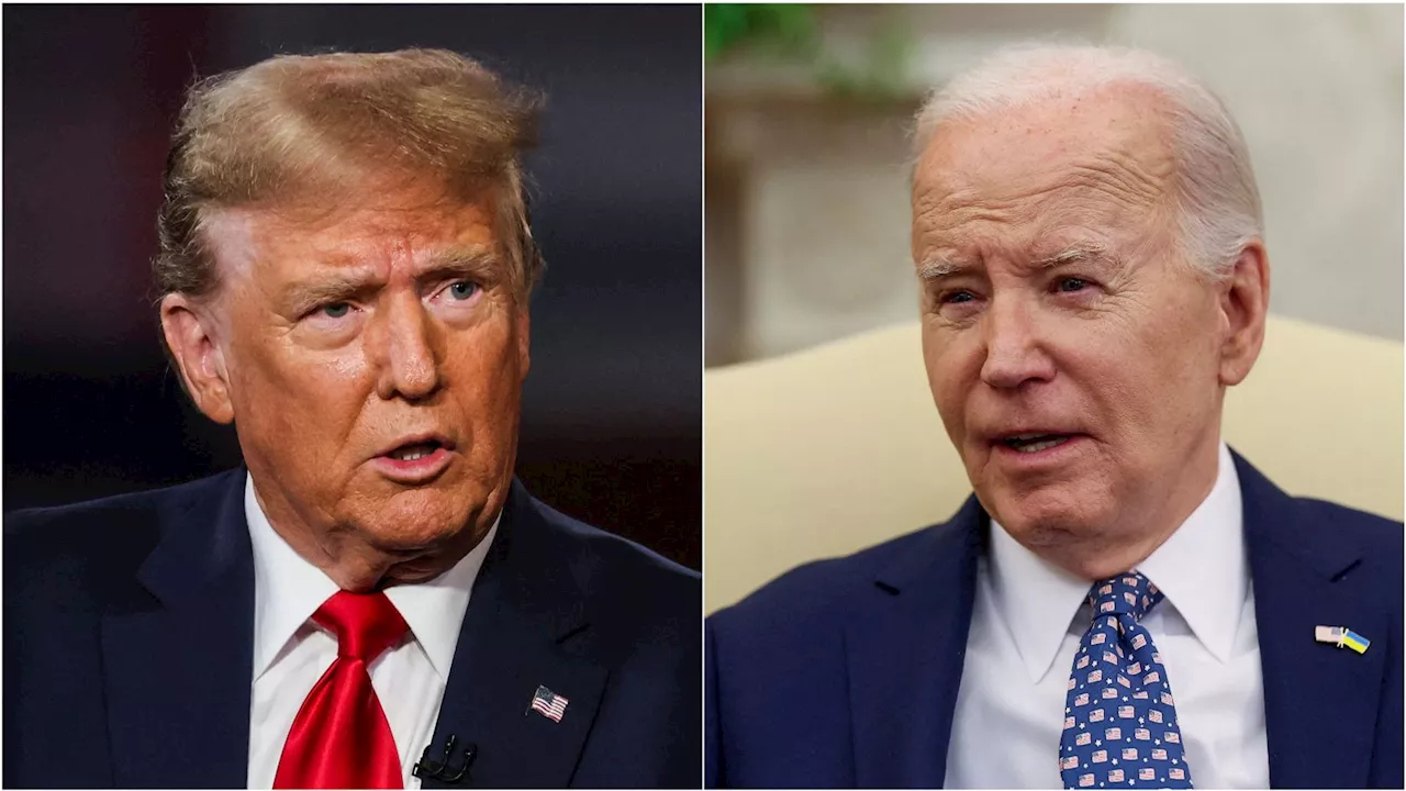 Joe Biden 'happy to debate' Donald Trump - as former president responds