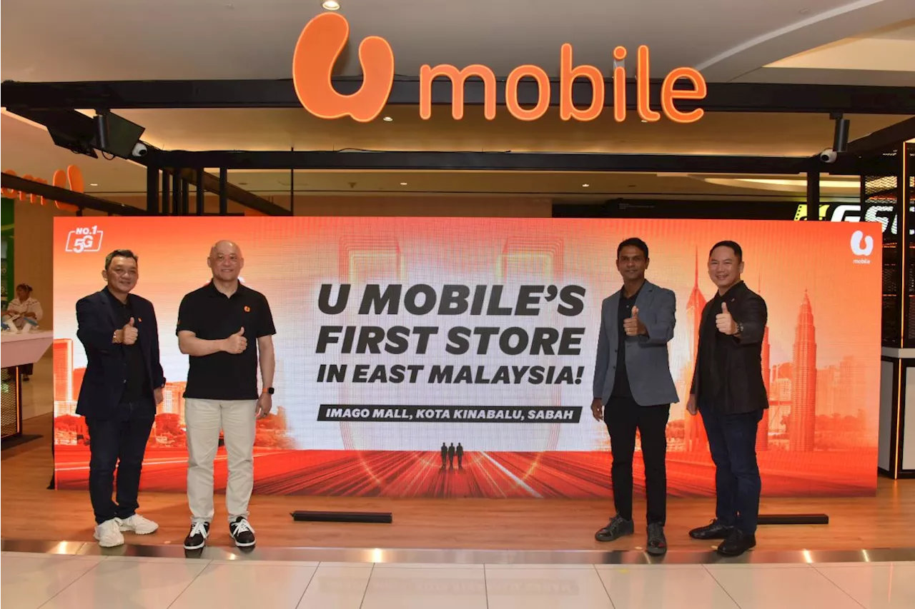 U Mobile launches store in KK shopping mall, first in East Malaysia