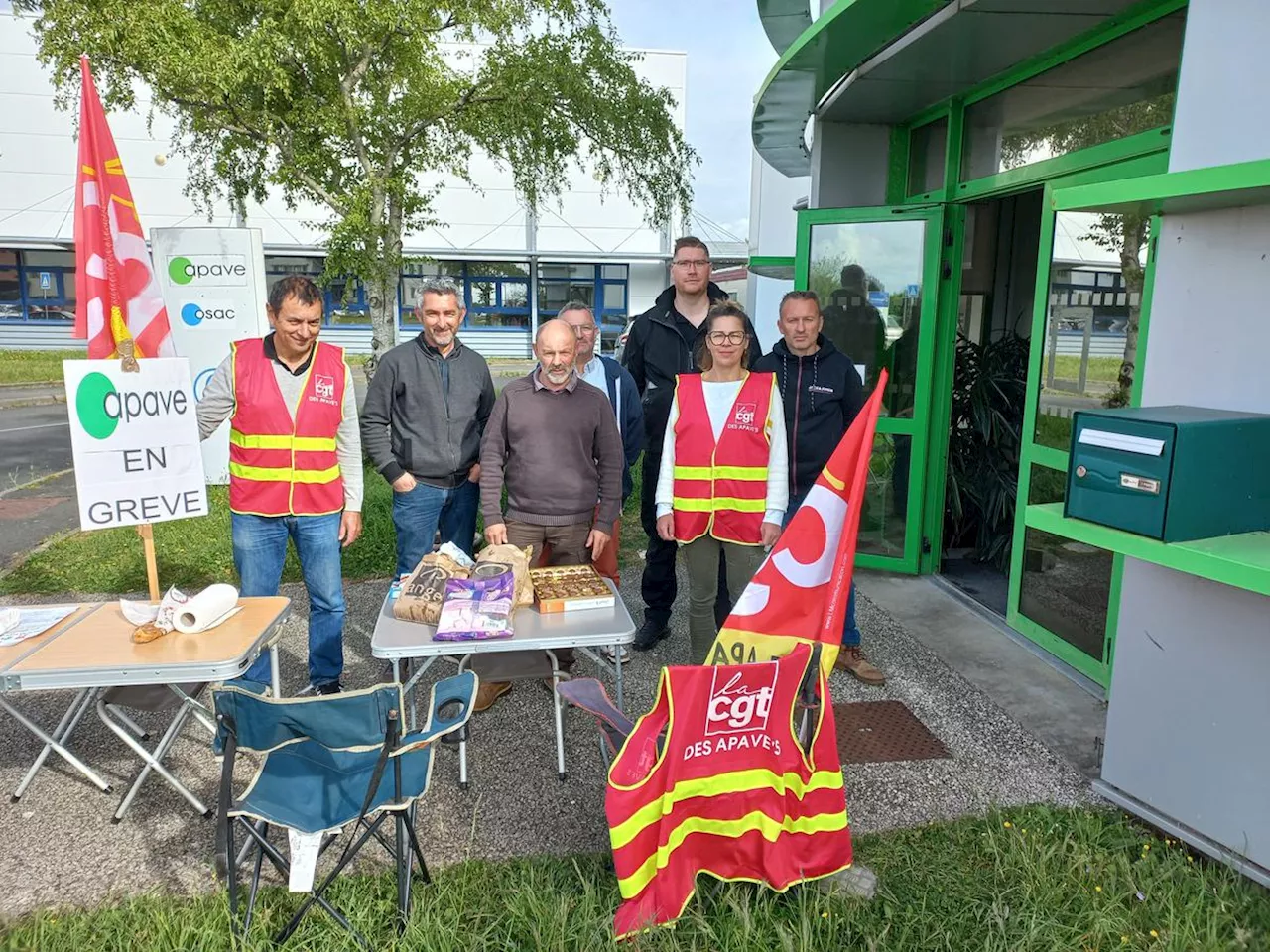 La Rochelle Agglo : grève pour les salaires sur le site Apave de Périgny