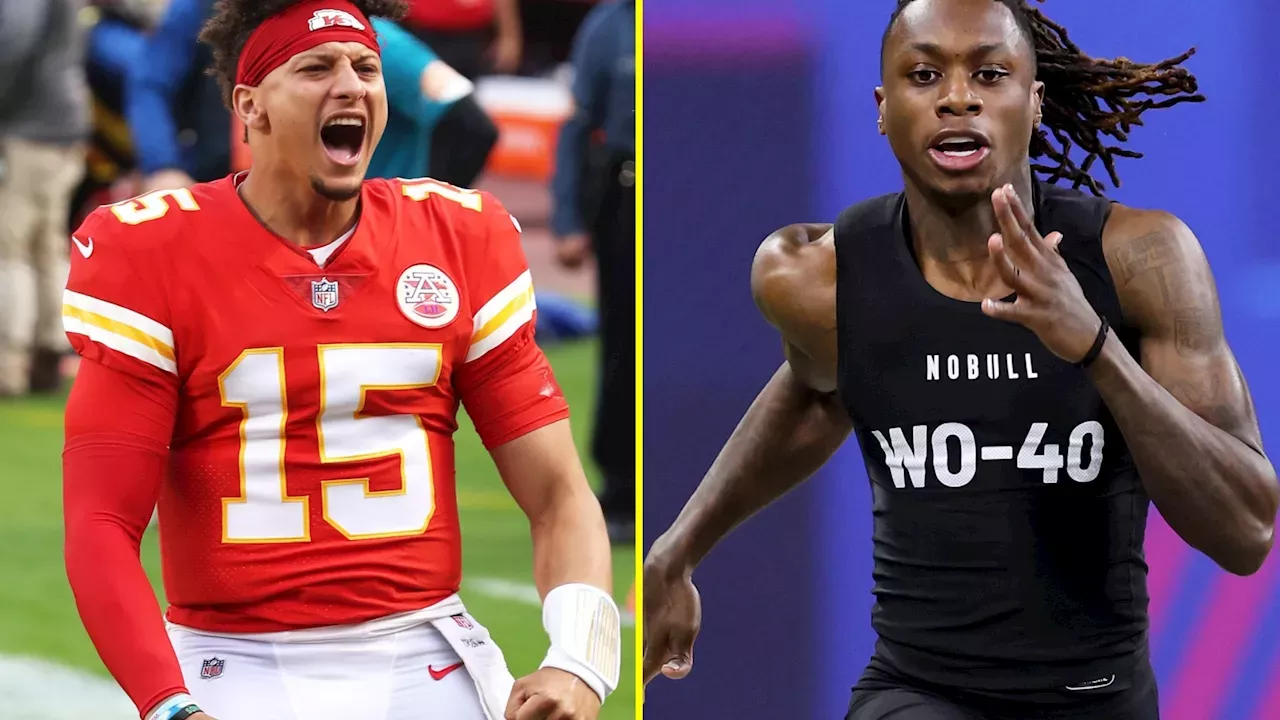 Xavier Worthy: Patrick Mahomes buzzing Chiefs drafted ‘fastest NFL ...