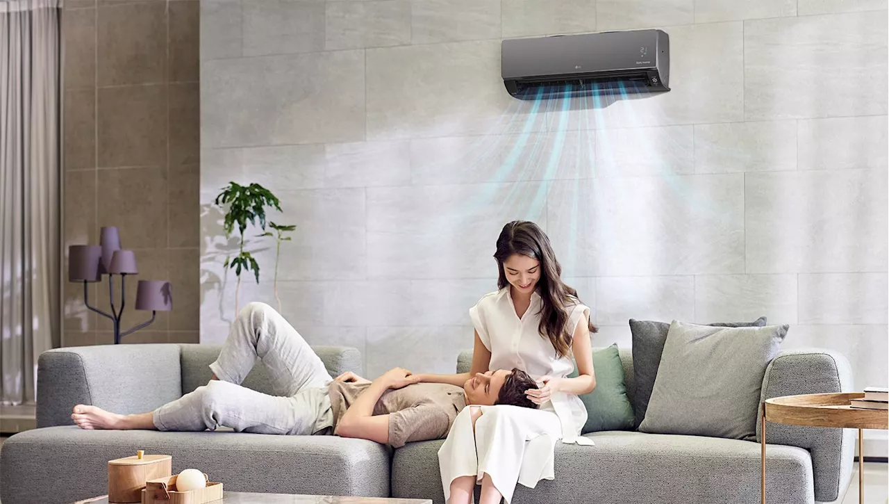 LG air conditioners improve indoor air quality and help you breathe easier