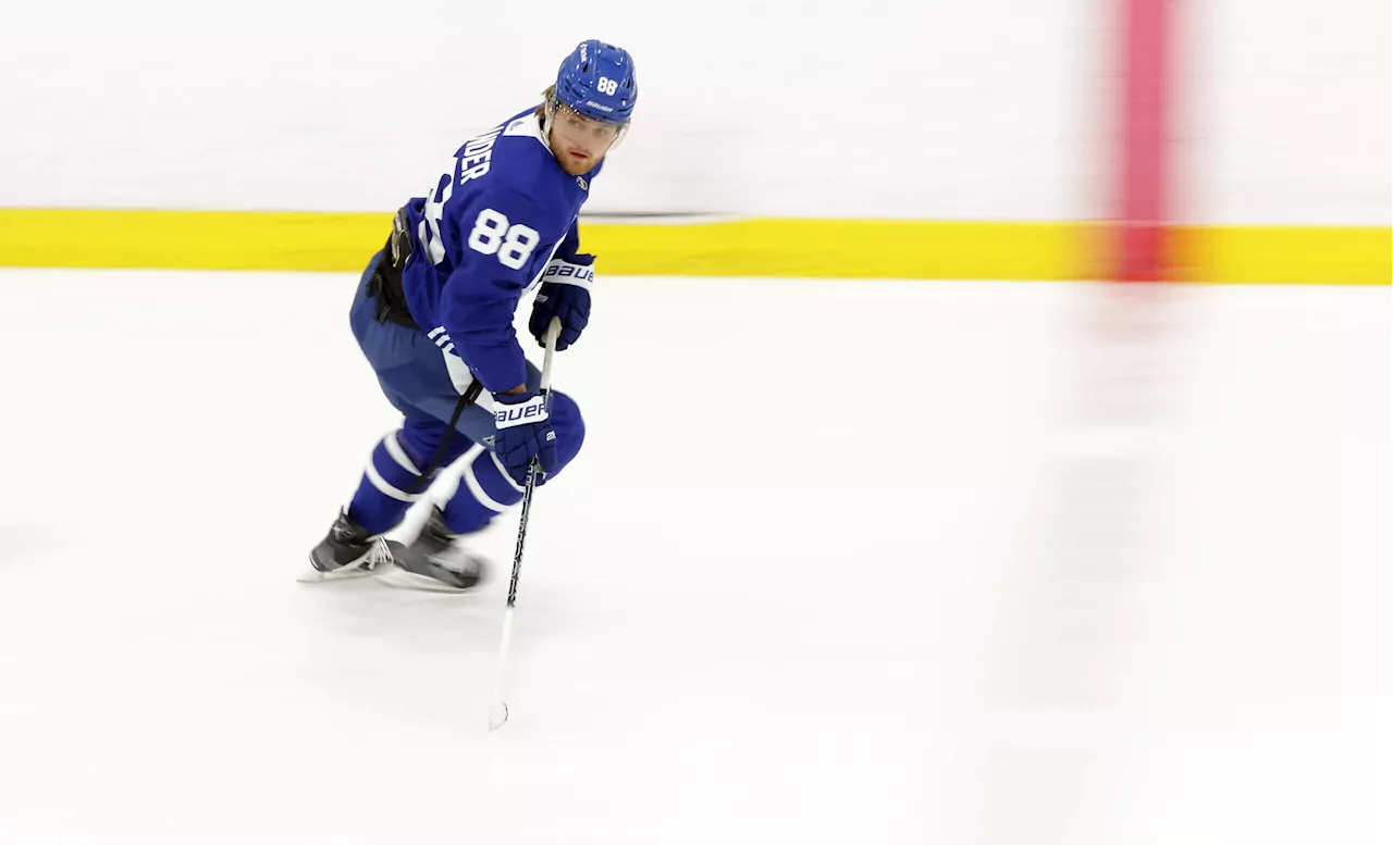 William Nylander practices in full, finally speaks about mysterious absence