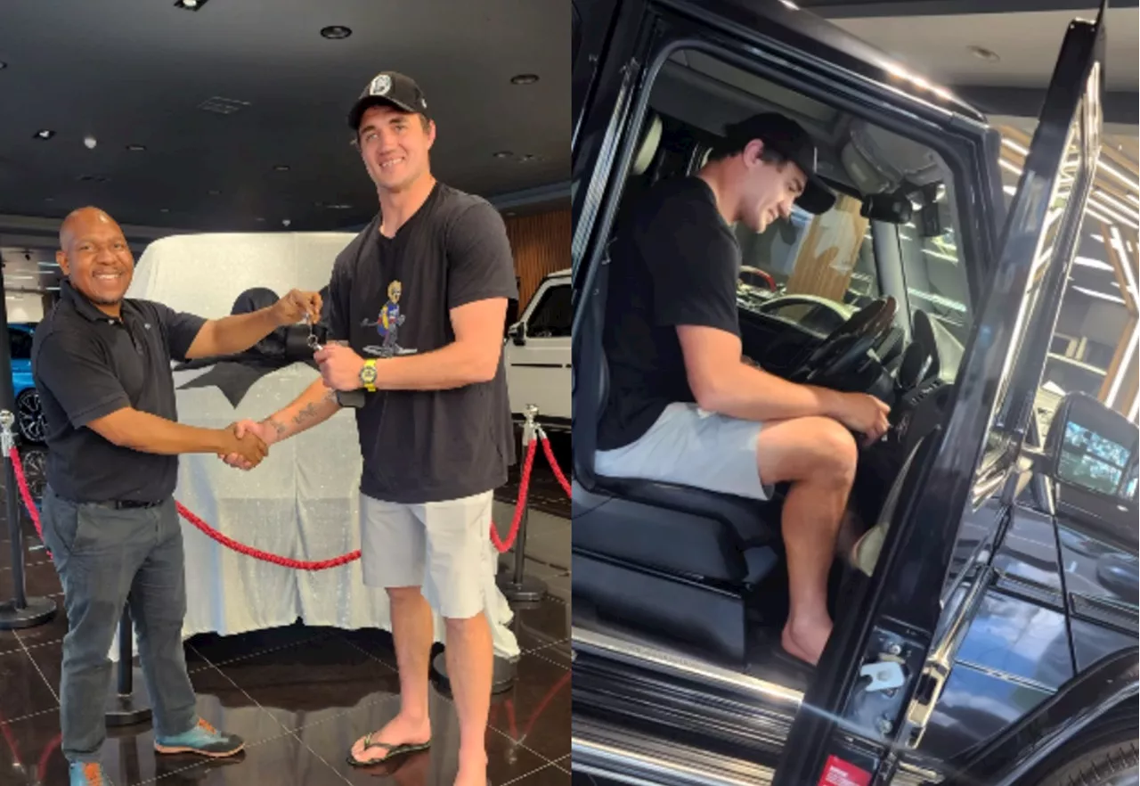 WATCH: Franco Mostert buys a new Mercedes-Benz G-Wagon