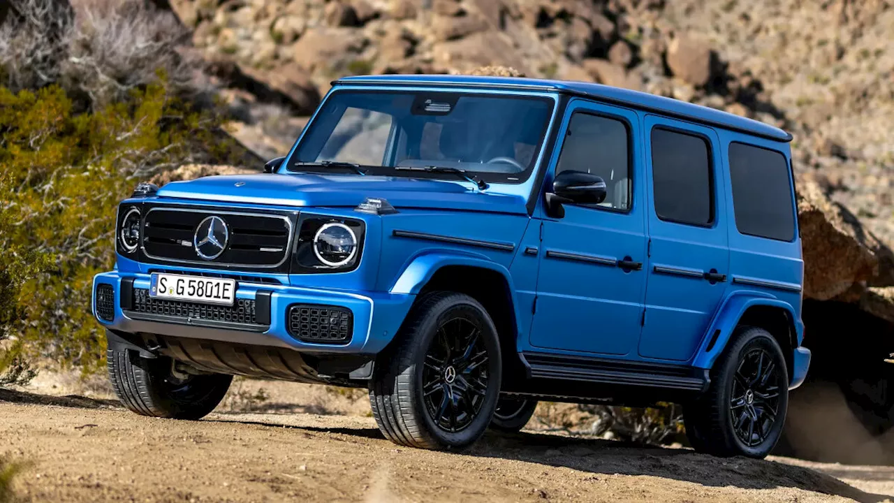 This is the all-electric Mercedes-Benz G-Class, and it’s called the G580 for its 580 horses