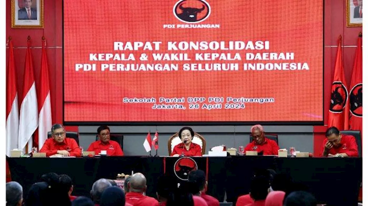 Dipimpin Megawati, PDIP Gelar Rapat Koordinasi Hadapi Pilkada Serentak 2024