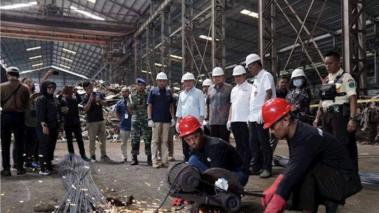 Tak Sesuai SNI, Produk Baja Tulangan Beton di Serang Senilai Rp 257,24 Miliar Dimusnahkan