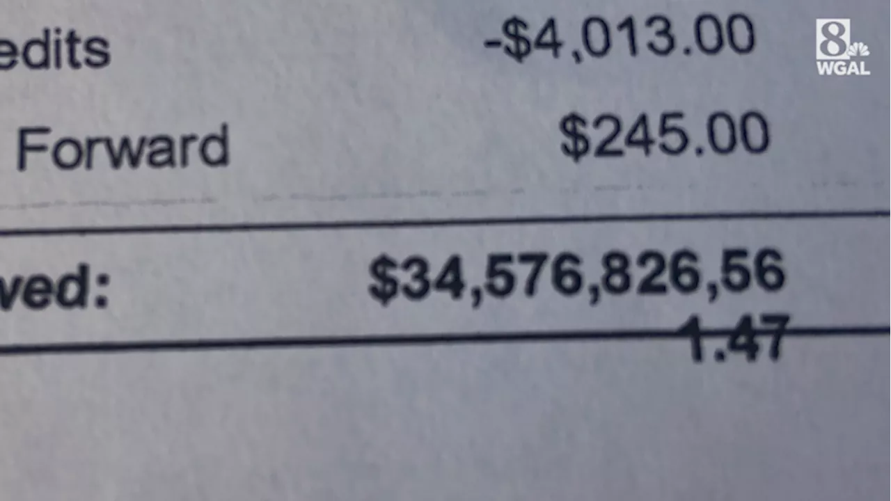 South-central Pennsylvania man gets $34 billion tax bill