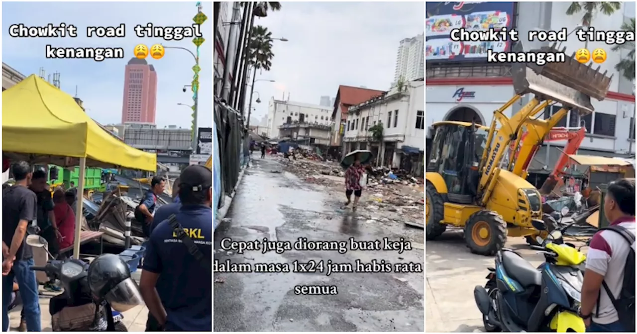 M'sian Praise DBKL for Demolishing 30yo Illegal Foreigner Stalls in Chow Kit