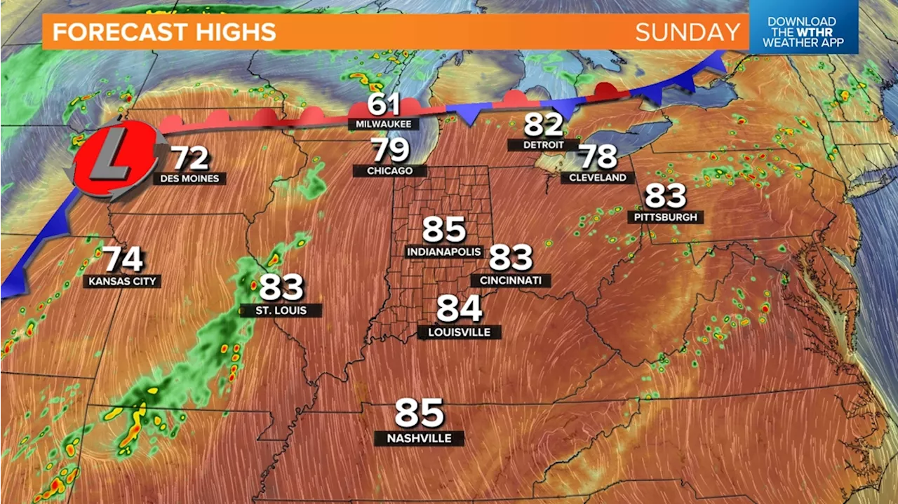 Showers this evening before near-record highs Sunday | Live Doppler 13 Weather Blog