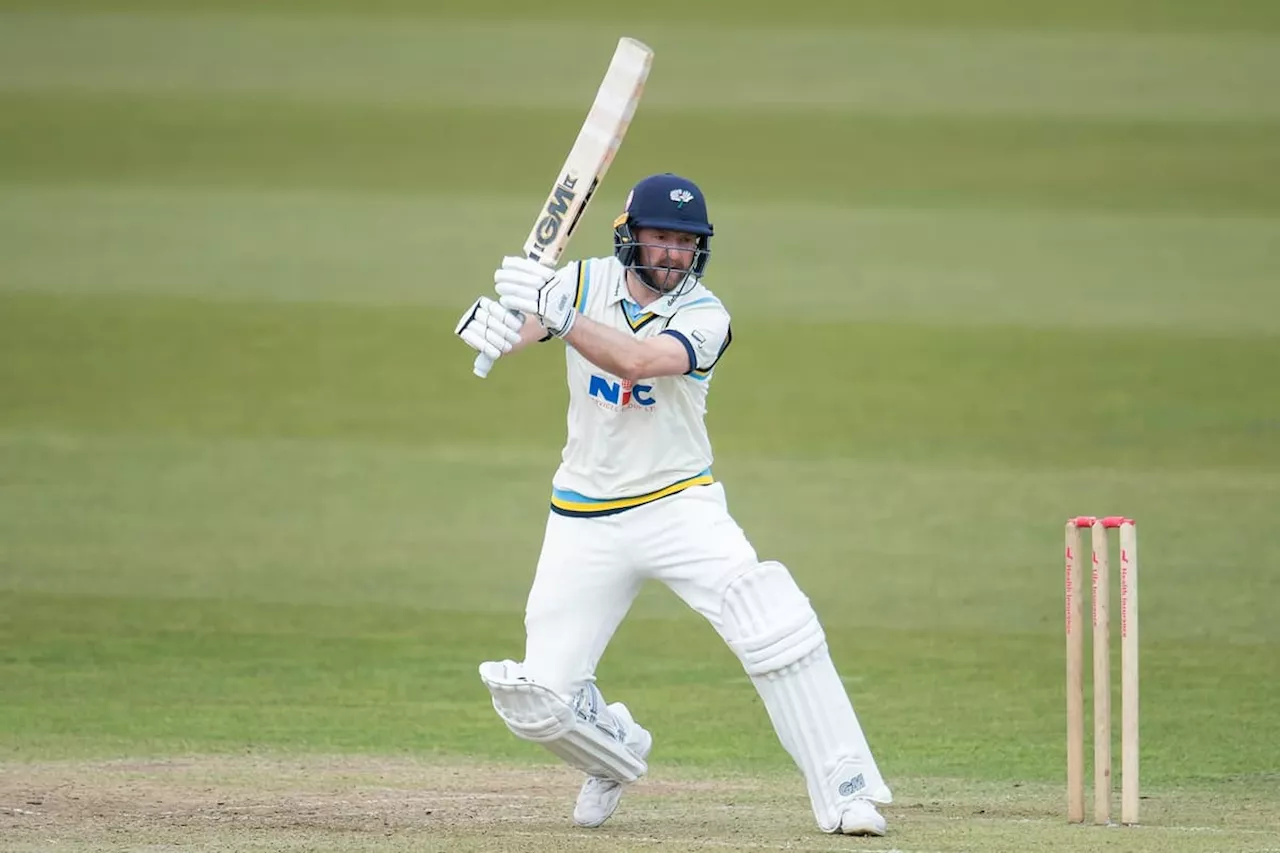 Adam Lyth capitalises on butter-fingers Derbyshire as Yorkshire seize control