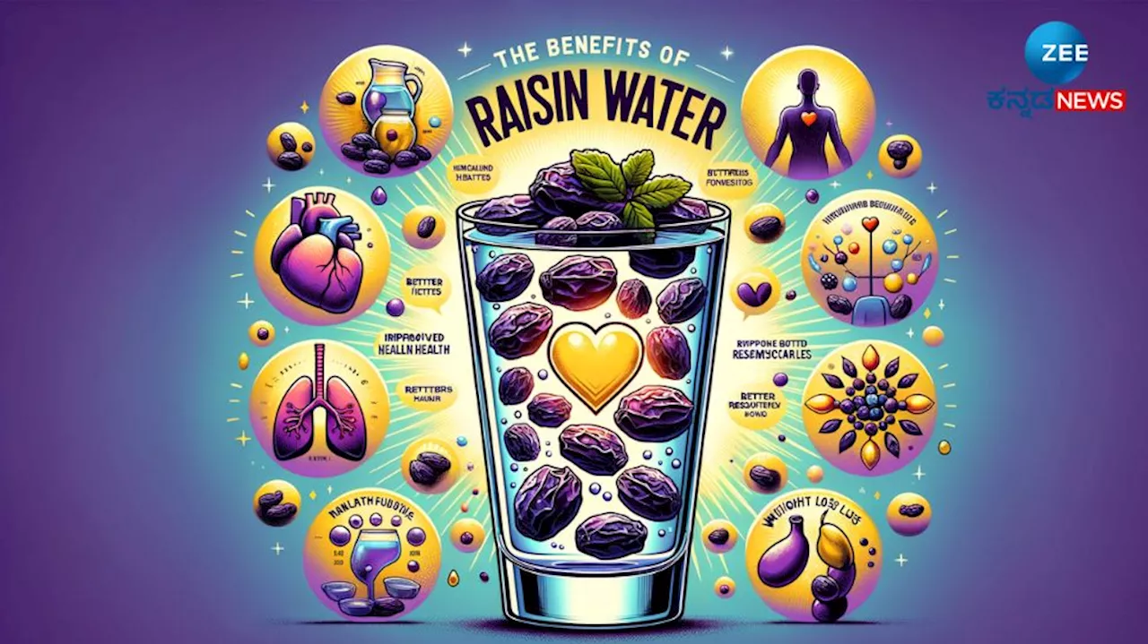 Raisin Water: ನಿತ್ಯ ಖಾಲಿ ಹೊಟ್ಟೆಯಲ್ಲಿ ಒಣದ್ರಾಕ್ಷಿ ನೀರು ಕುಡಿದರೆ ಈ ಸಮಸ್ಯೆಗಳು ಹತ್ತಿರವೂ ಸುಳಿಯಲ್ಲ