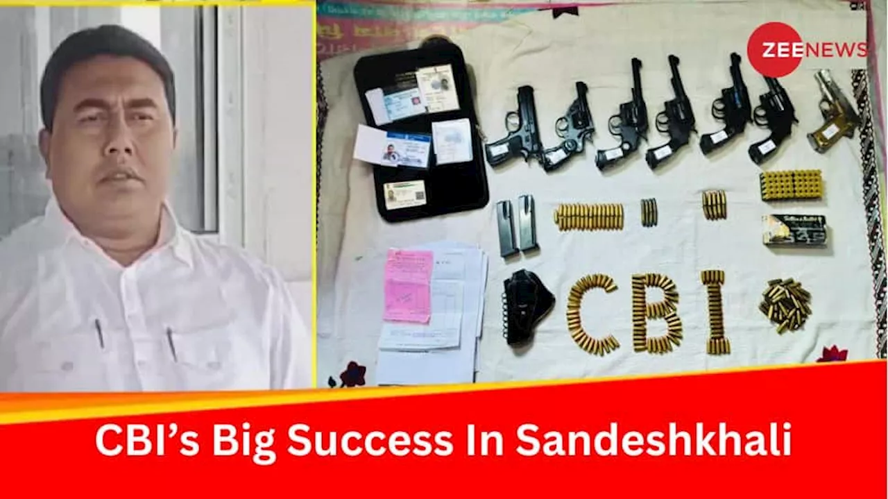 Shocking Seizures In Sandeshkhali: CBI Recovers Foreign Revolvers, Police Revolver, Live Cartridges