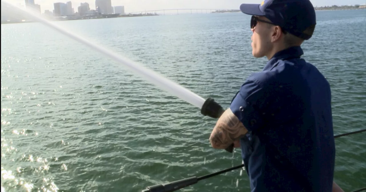 Meet the US Coast Guardsmen who helped contain the Oceanside Pier fire